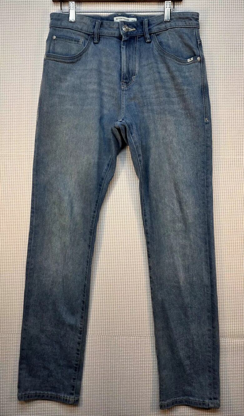 Tom Tailor Josh Regular Slim Jeans Blue Wash Men's Size 32x32 Authentic